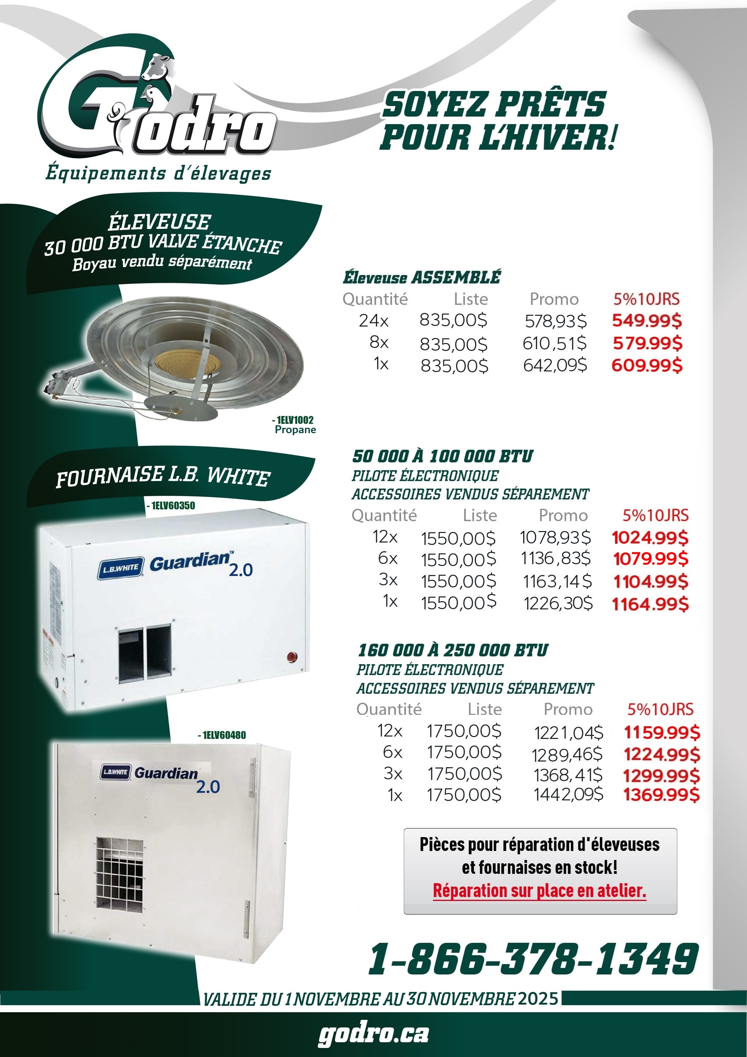 PROMOTION CHAUFFAGE NOVEMBRE 2025